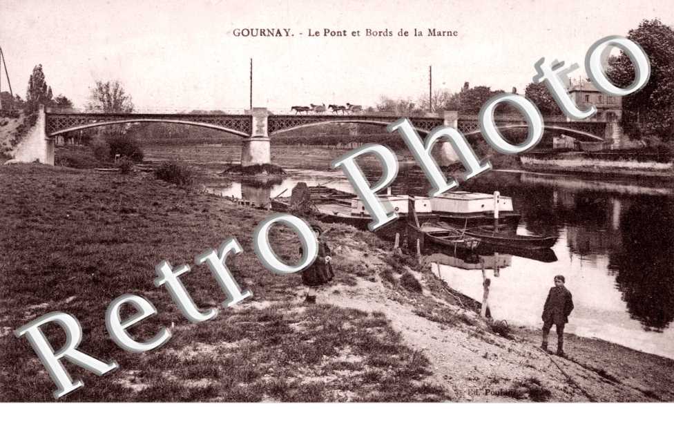 le pont et bords de la Marne