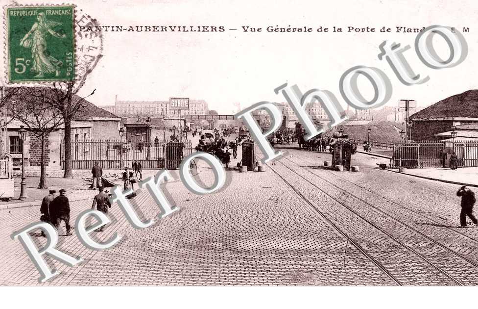 Pantin-Aubervilliers  Vue générale de la Porte de Flandre