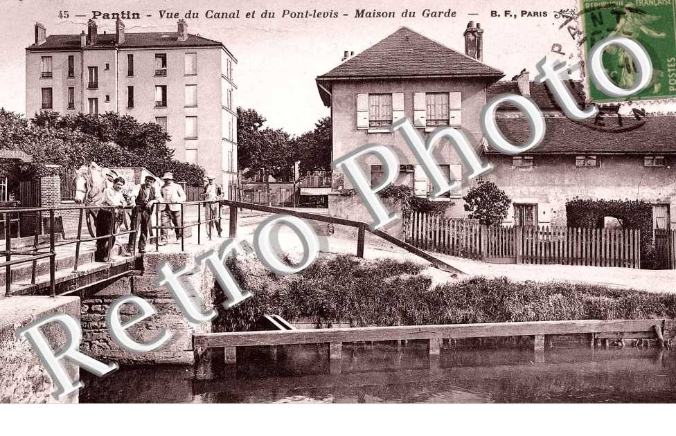 vue du canal et du Pont-Levis - Maison du Garde