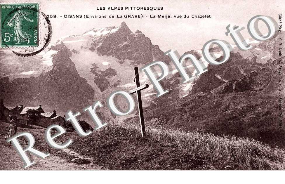 Oisans, La Meije vue du Chazelet