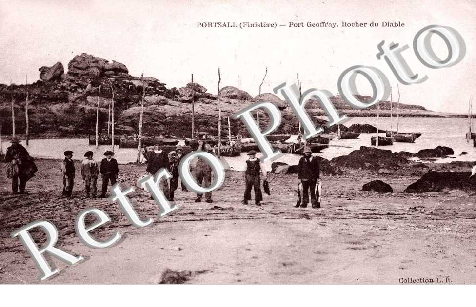 Portsall - port Geoffray, rocher du Diable