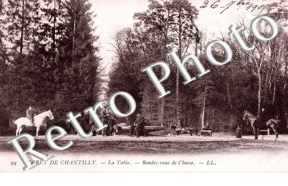 foret de Chantilly  La table Rendez-vous de chasse