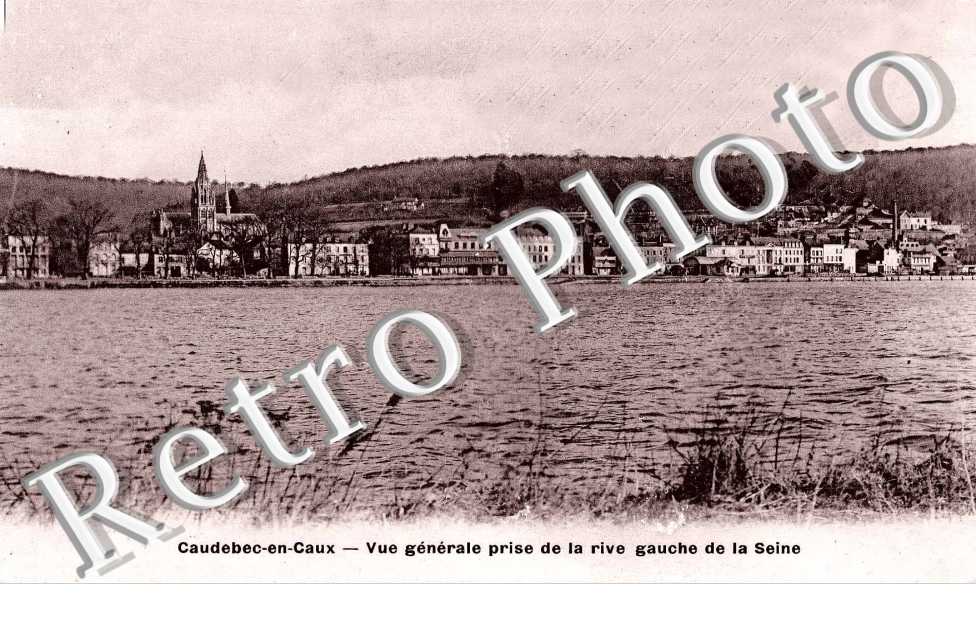vue generale prise de la rive gauche de la Seine
