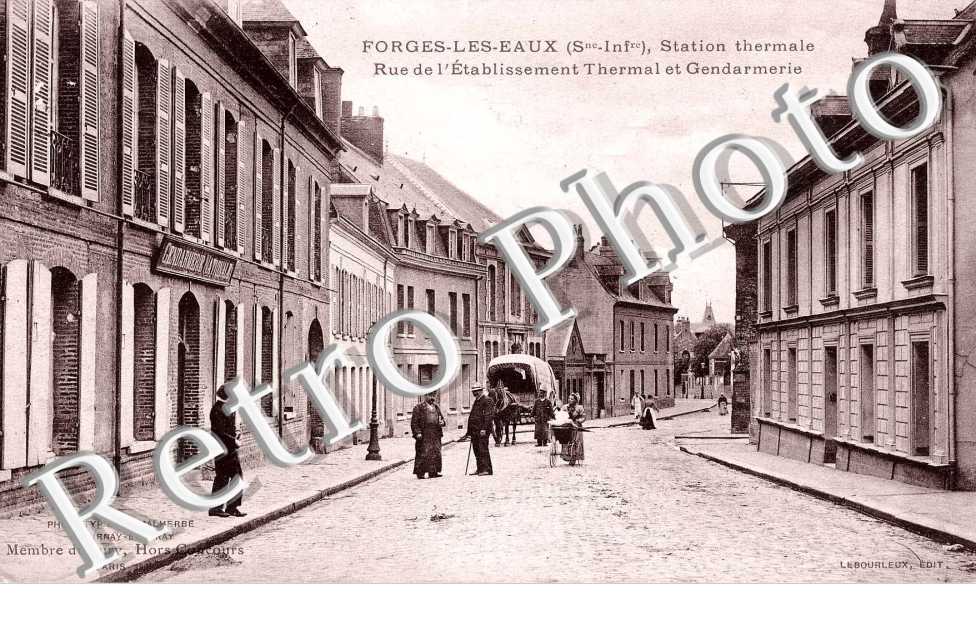 rue de l'Etablissemnt thermal et gendarmerie