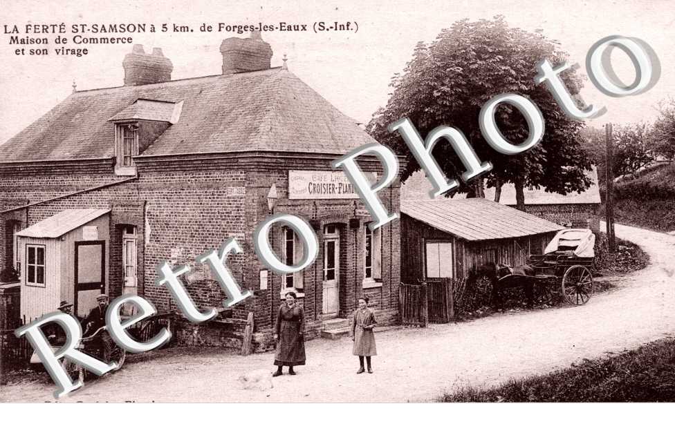 La ferte Saint Samson. Maisson de commerce