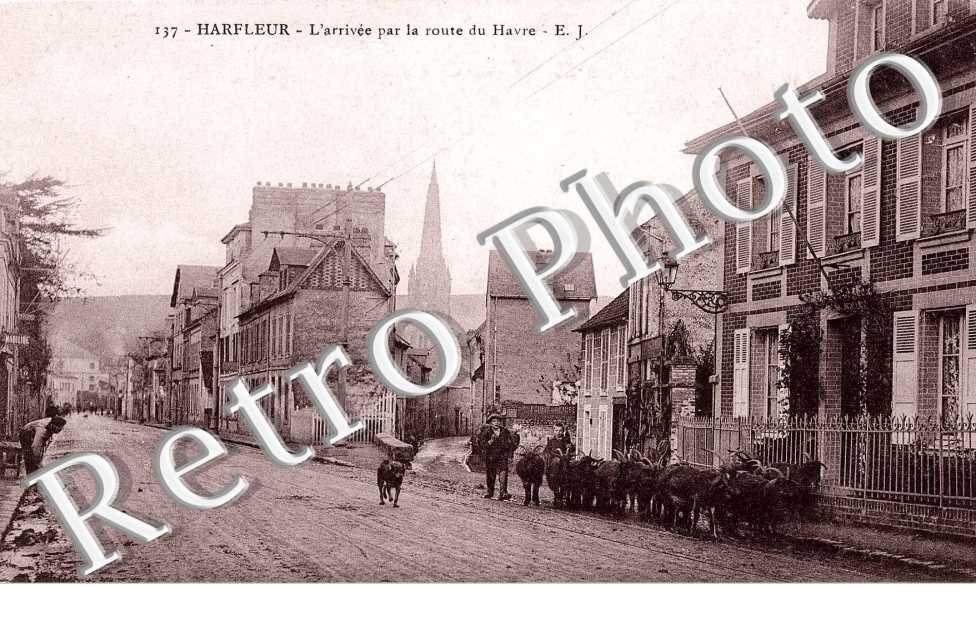 Arrivee par la route du Havre