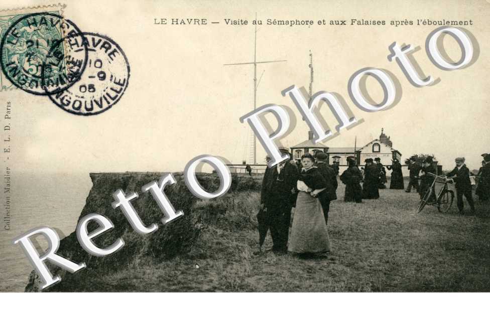 Visite au Samaphore et aux Falaises après l'Eboulement