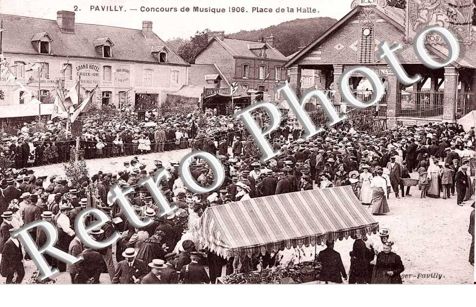 Concours de musique 1906 - Place de la halle
