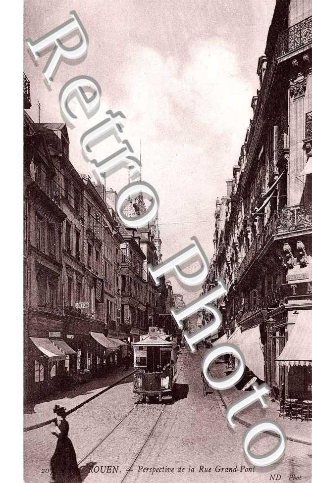 perspective de La rue Grand-pont