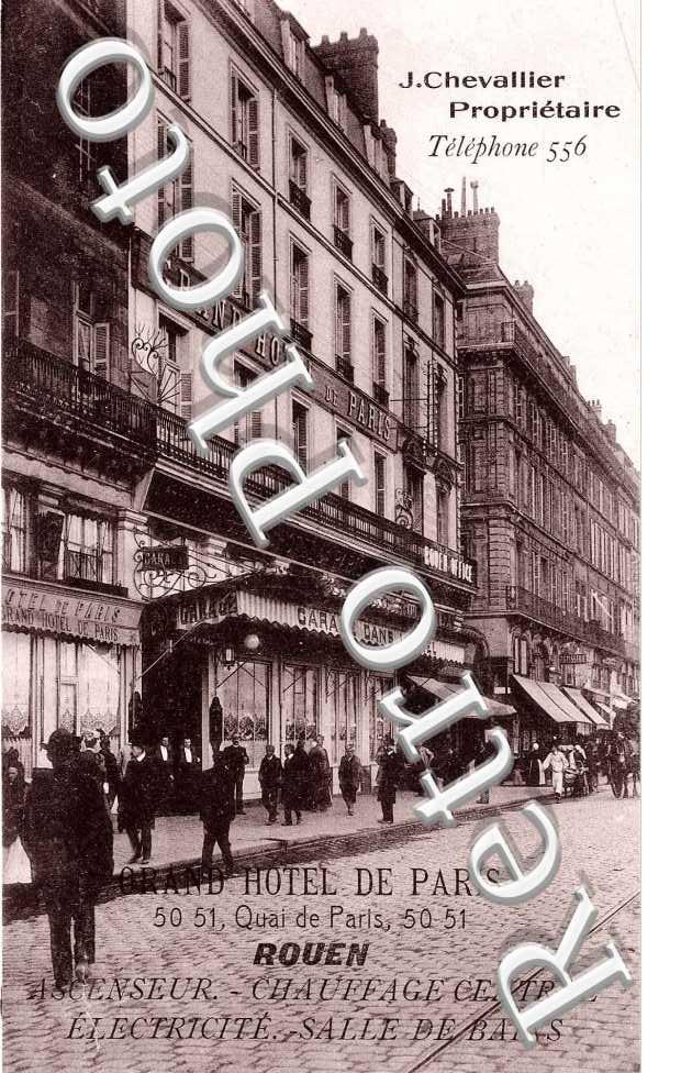 Grand hotel de Paris J. Chevallier proprietaire - 50 51 quai de Paris