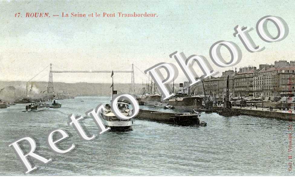 La seine et le pont Transbordeur