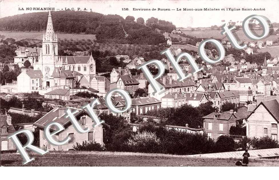 le mont aux Malades et l'église Saint-André