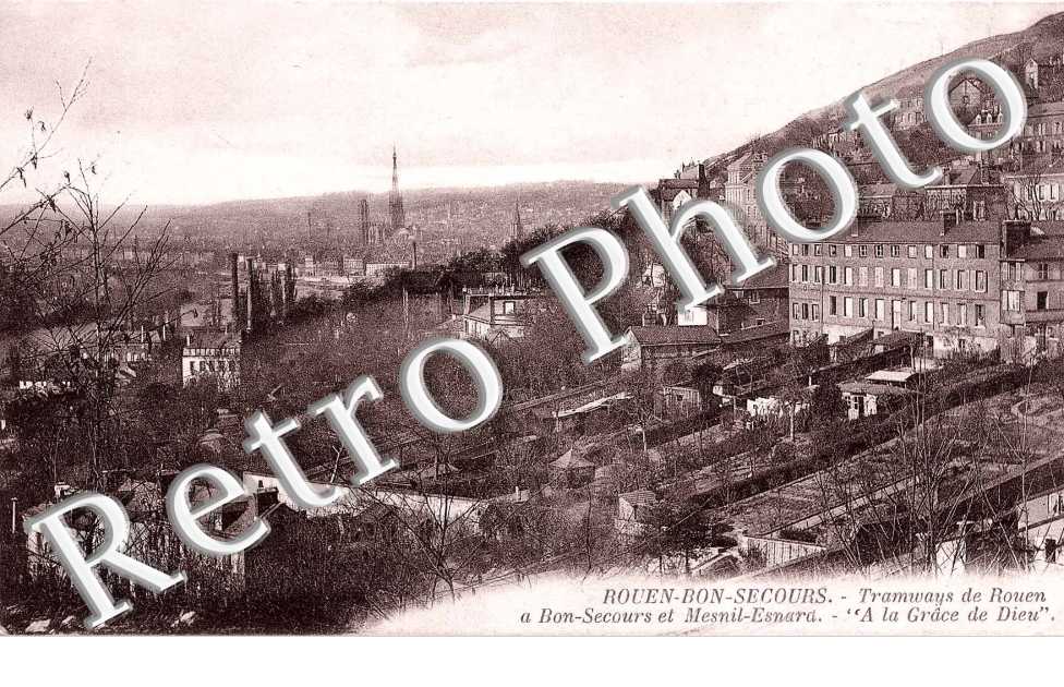 Tramway de Rouen a Bon-Secours et Mesnil-Esnard  - A la Grace de Dieu