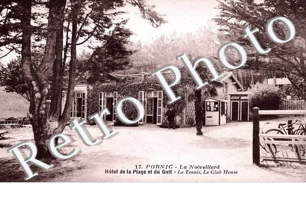 La Noëveillard - Hotel de la Plage et du Golf - le tennis, le club house