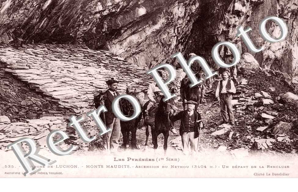 MONTS MAUDITS Ascension du Nethou - Un départ de la Rencluse