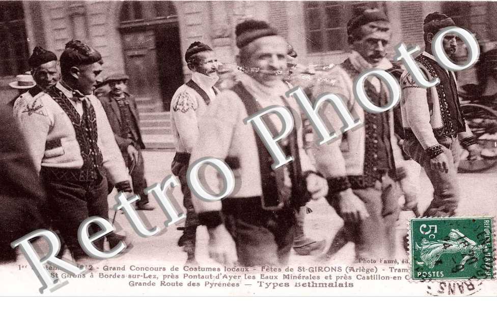 concours de costumes locaux, types bethmalais