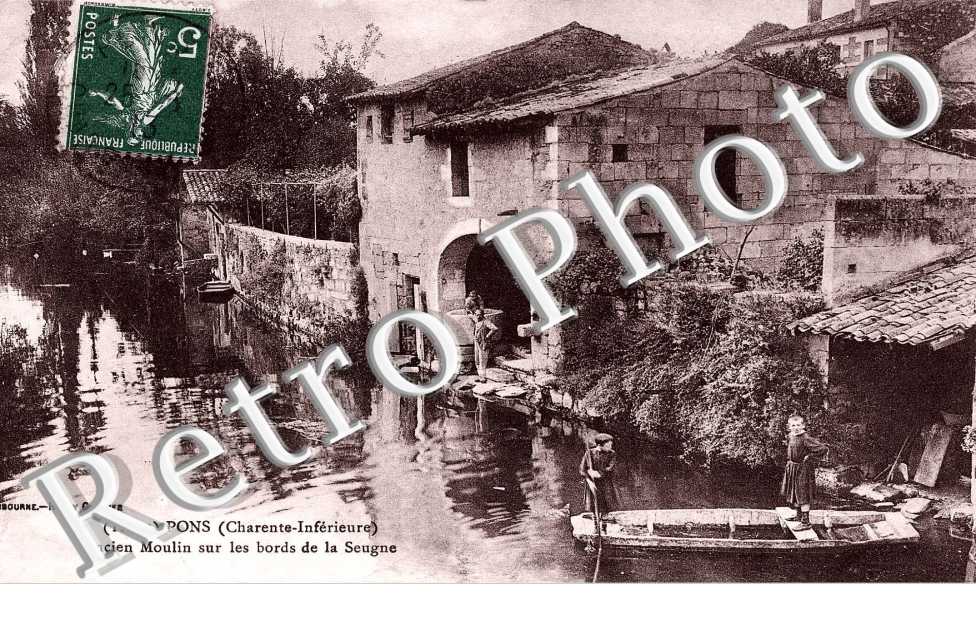 ancien moulin sur les bords de la seugne