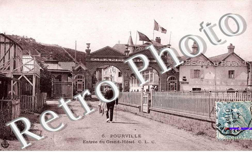 Pourville - Entree du Grand hotel