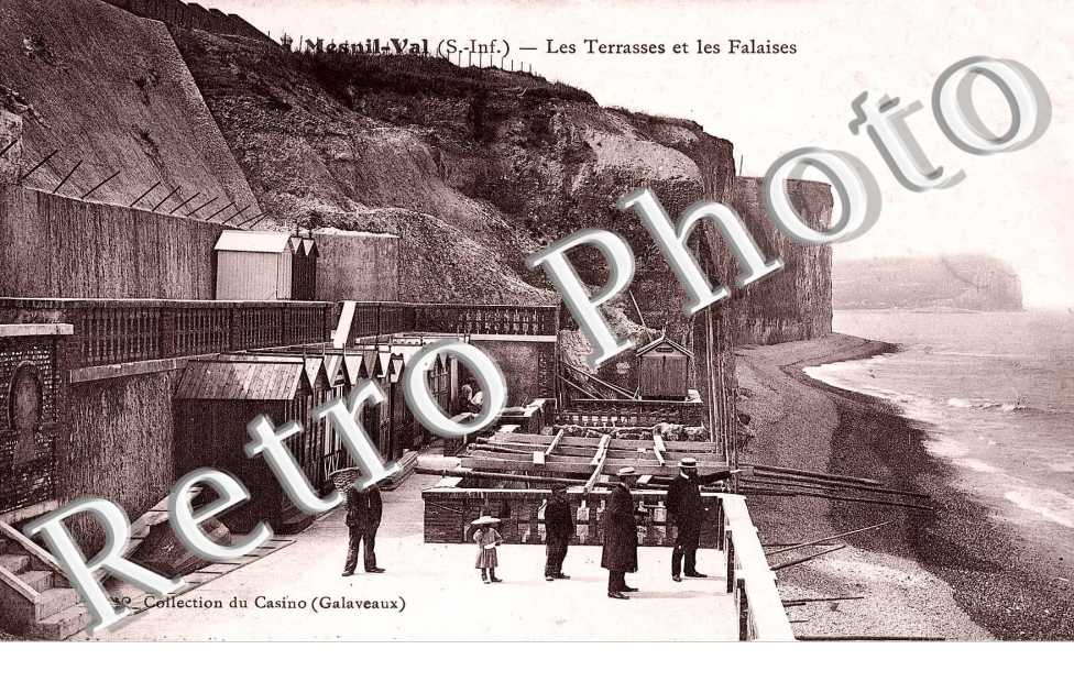 Les terrasses et les falaises