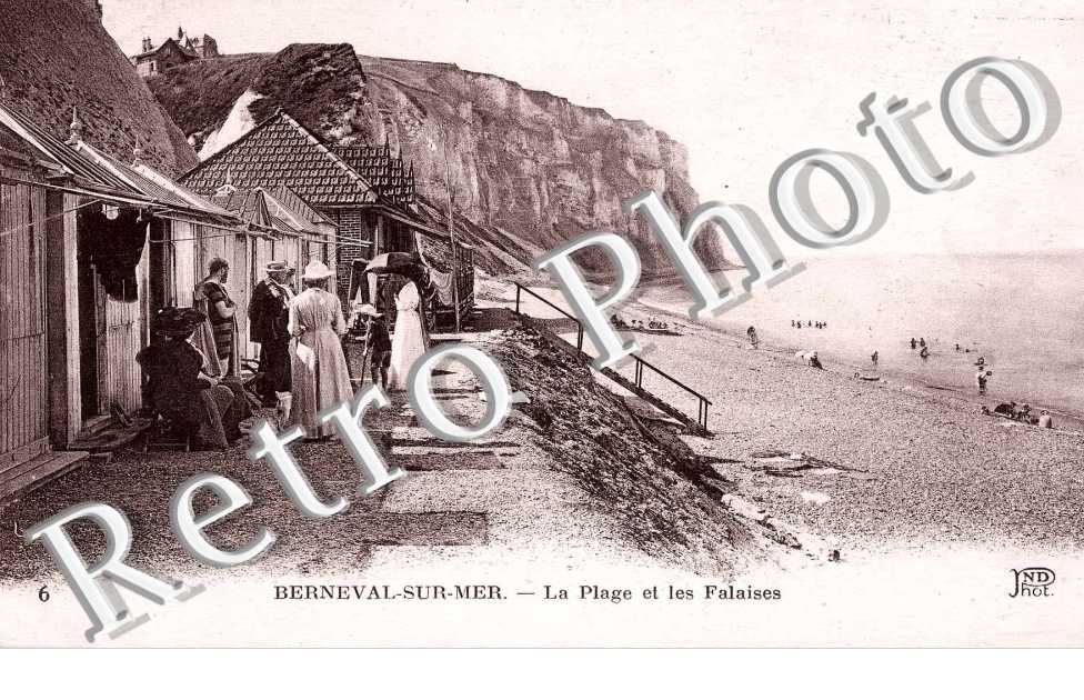 La plage et les falaises