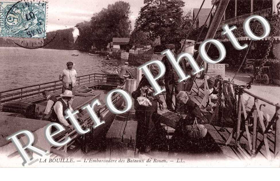 Embarcadere des bateaux de Rouen