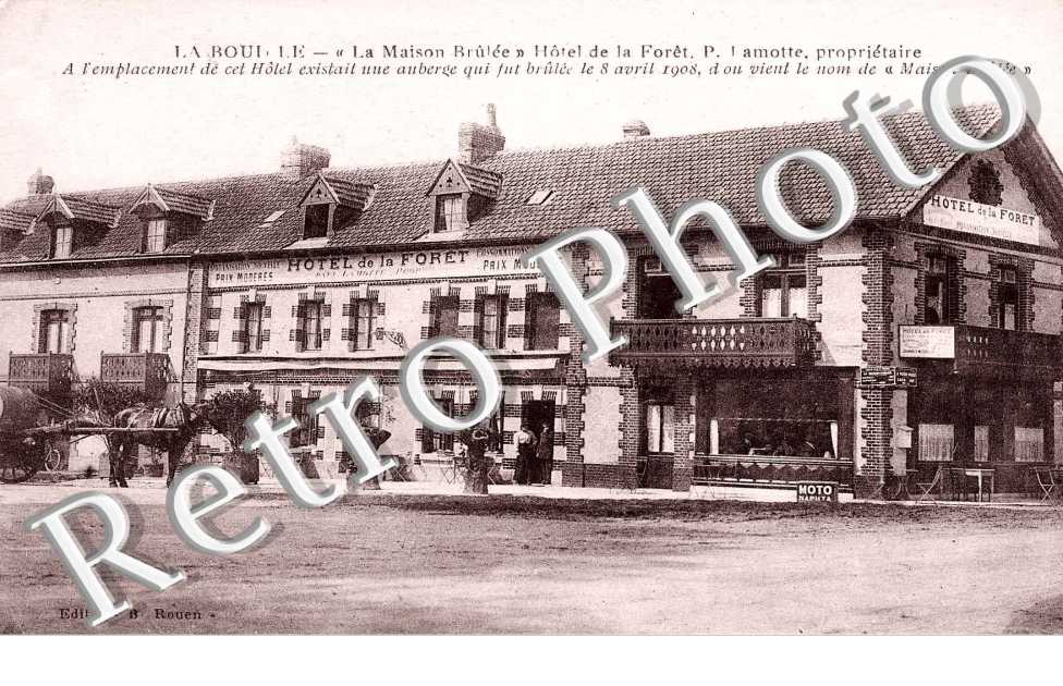 La maison brulee - hotel de la foret