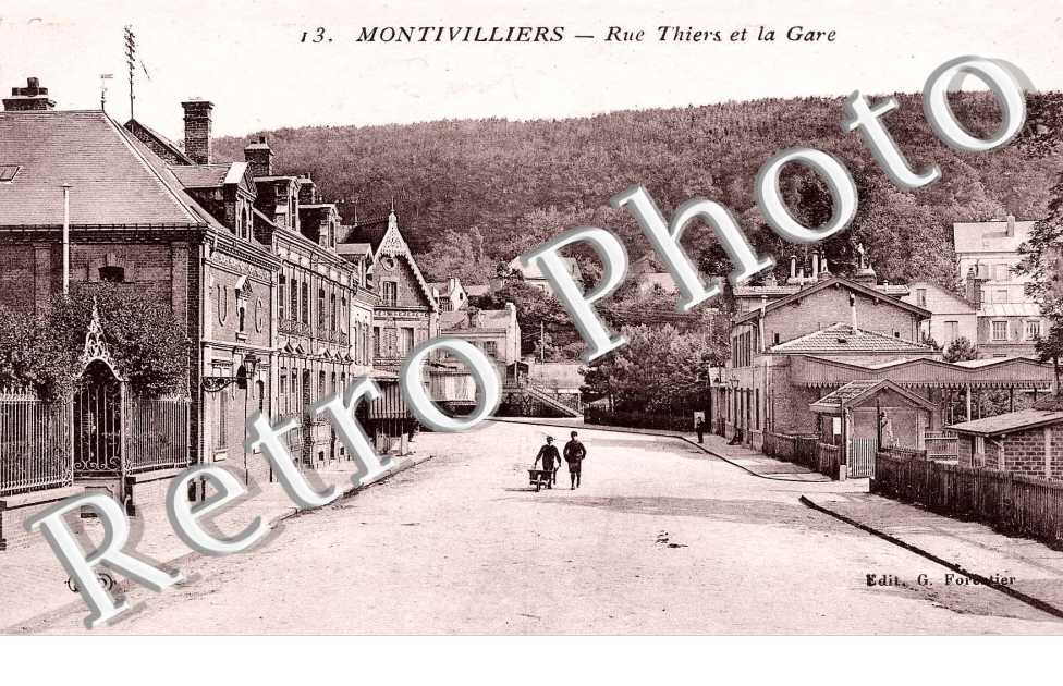 rue Thiers et la Gare