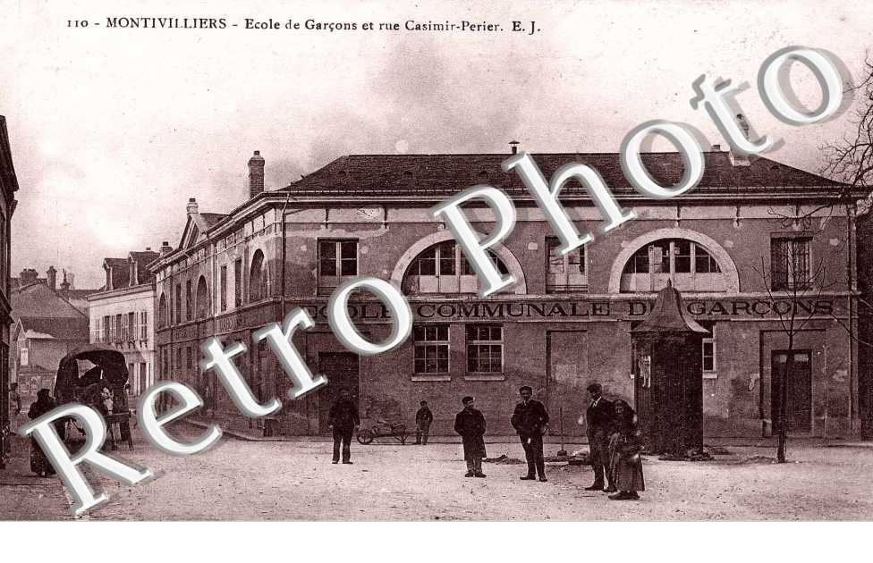 Ecole de garcons et rue Casimir-Perier