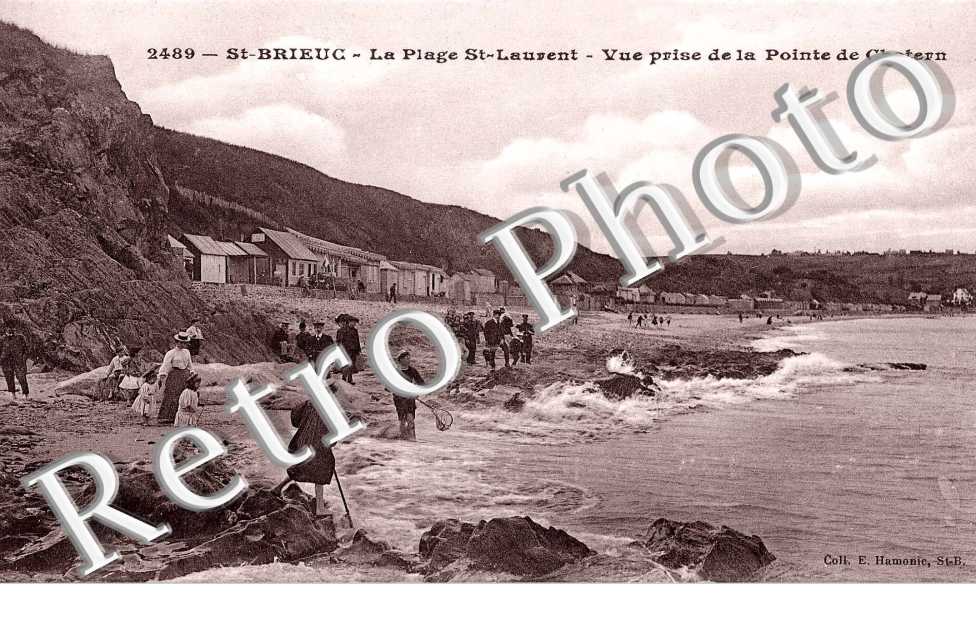 la Plage Saint Laurent Vue prise de la Pointe de Chatern