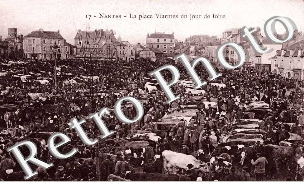 la Place VIARMES UN JOUR DE FOIRE