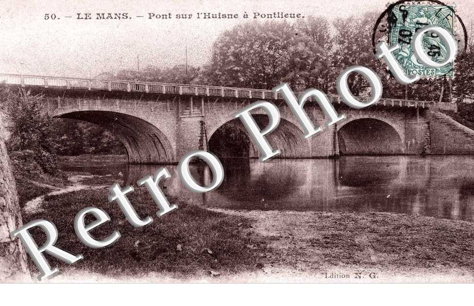 le pont sur l'Huisne