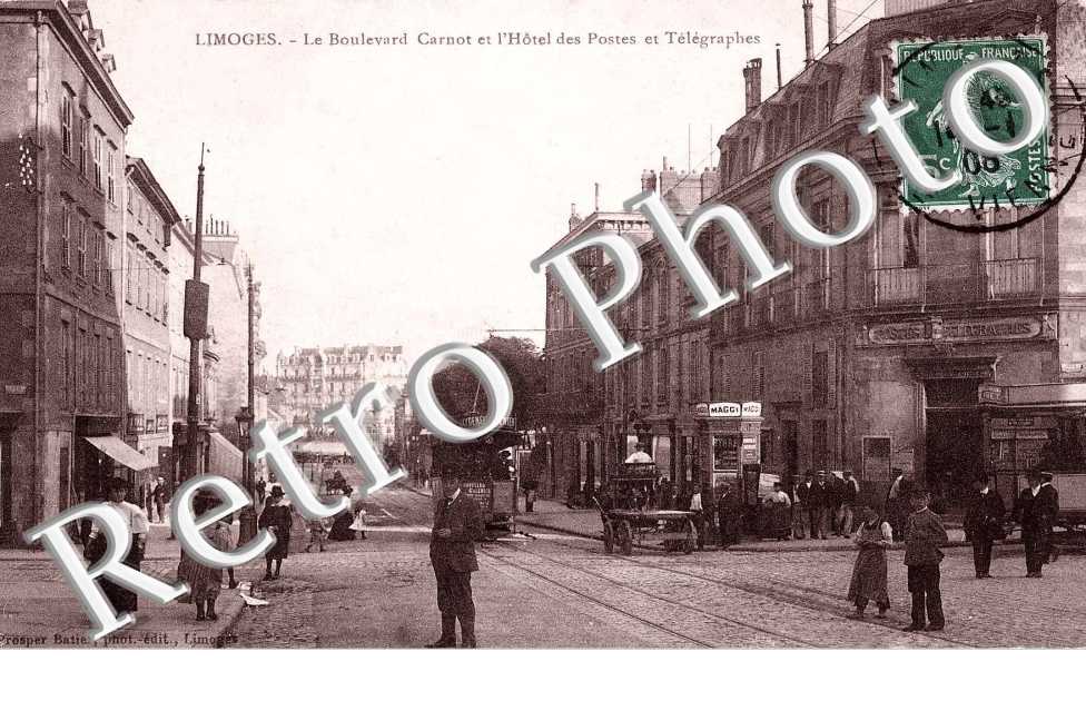 Boulevard carnot et l&#039;Hotel des Postes et Telegraphes