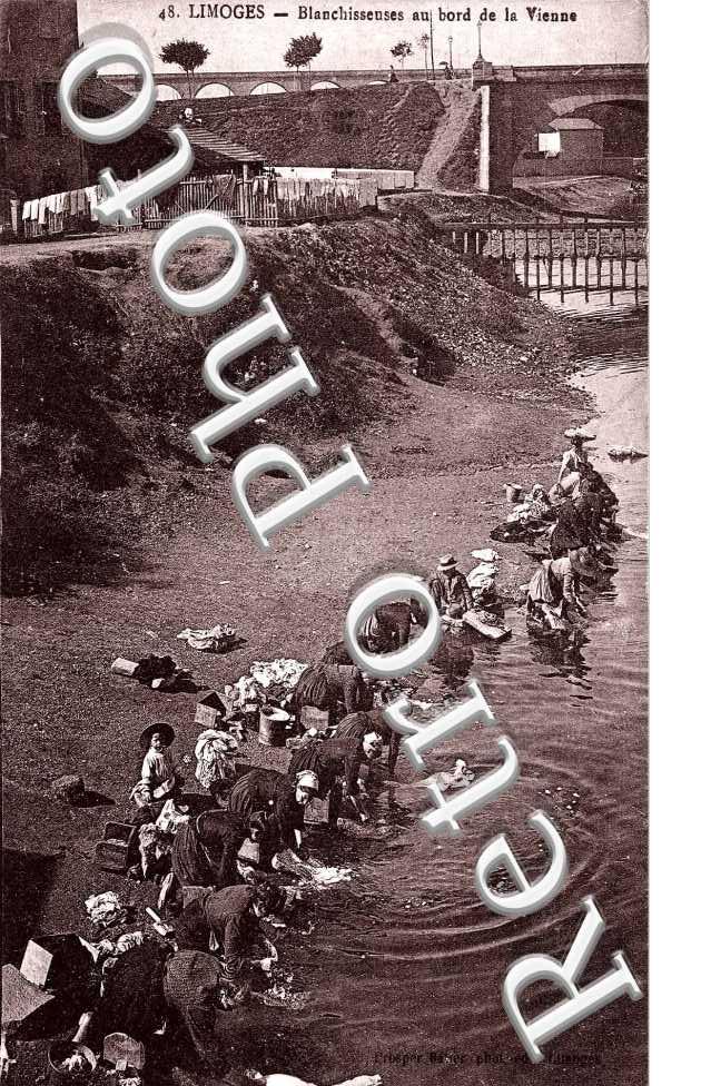 Blanchisseuses au bord de la Vienne