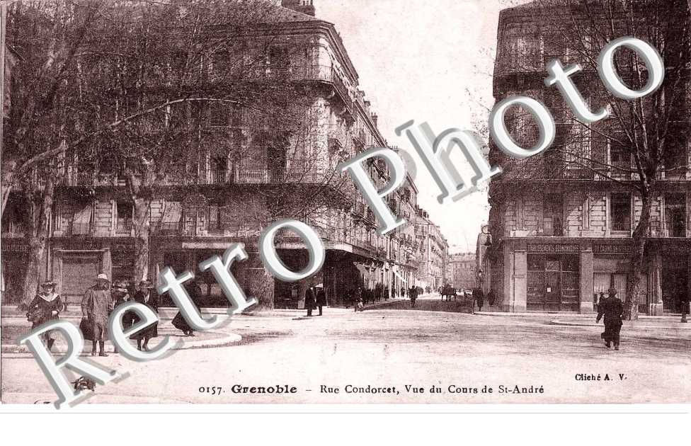 rue condorcet, vue du cours de Saint-André