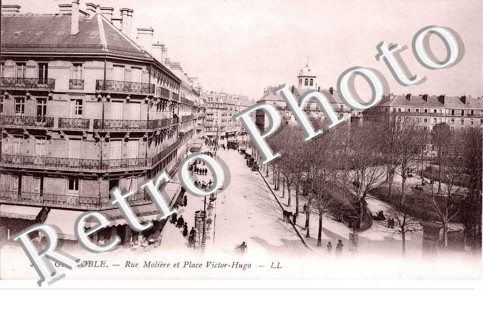 rue Moliere et place Victor Hugo