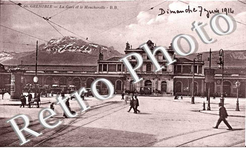 la gare et le Moucherotte