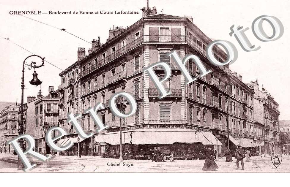 Boulevard de Bonne et cours Lafontaine