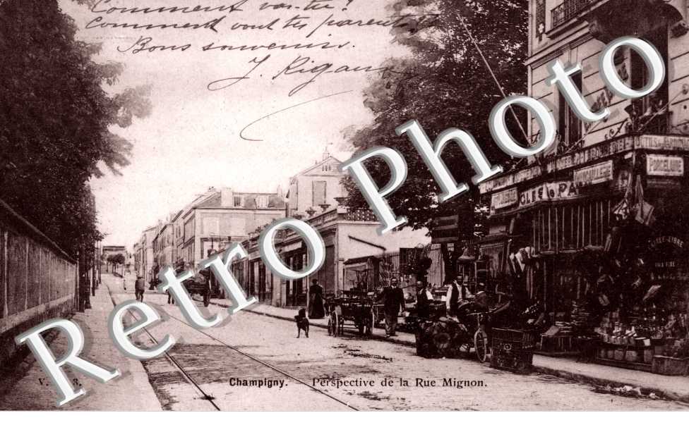 Perspective de la rue Mignon