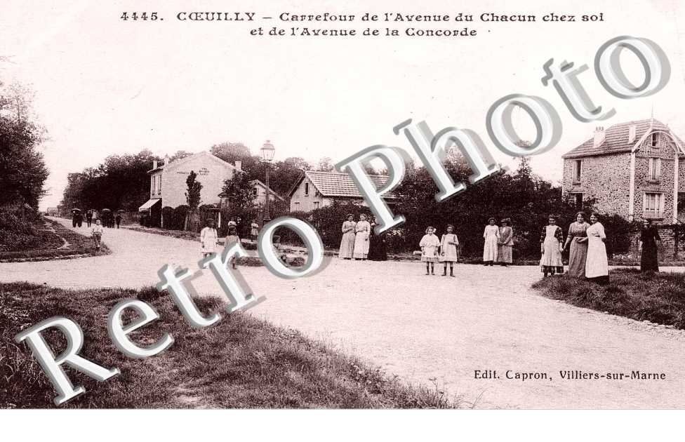 Venue du Chacun chez soi et avenue de la Concorde
