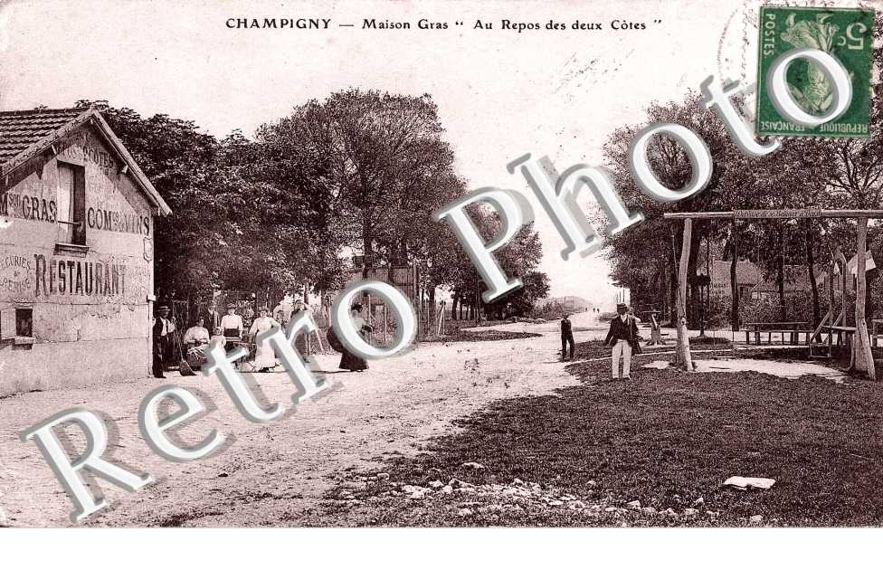 Maison Gras, au repos des deux côtés