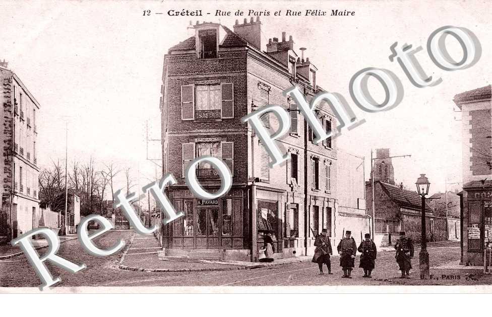 rue de Paris et rue Felix Maire