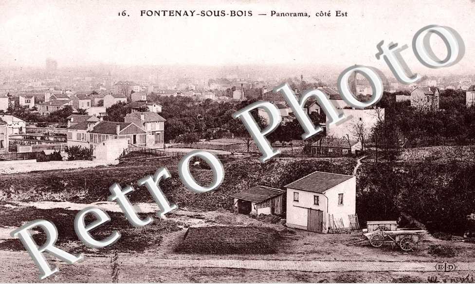 Panorama depuis le côté est