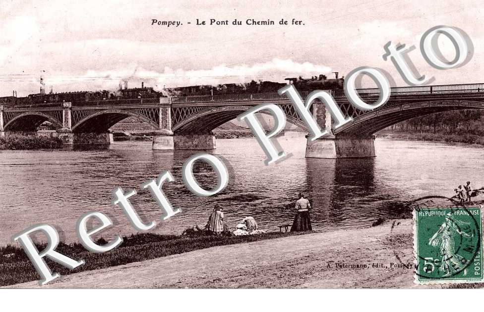 le pont du chemin de fer (train)