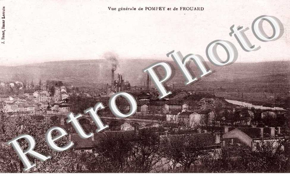 Vue generale de Pompey et Frouard
