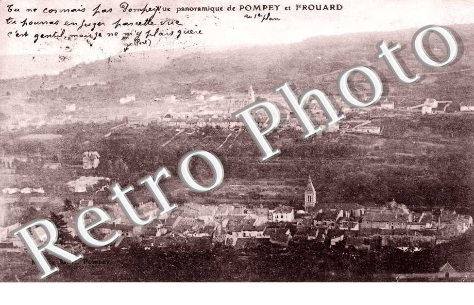 vue panoramique de Pompey et Frouard