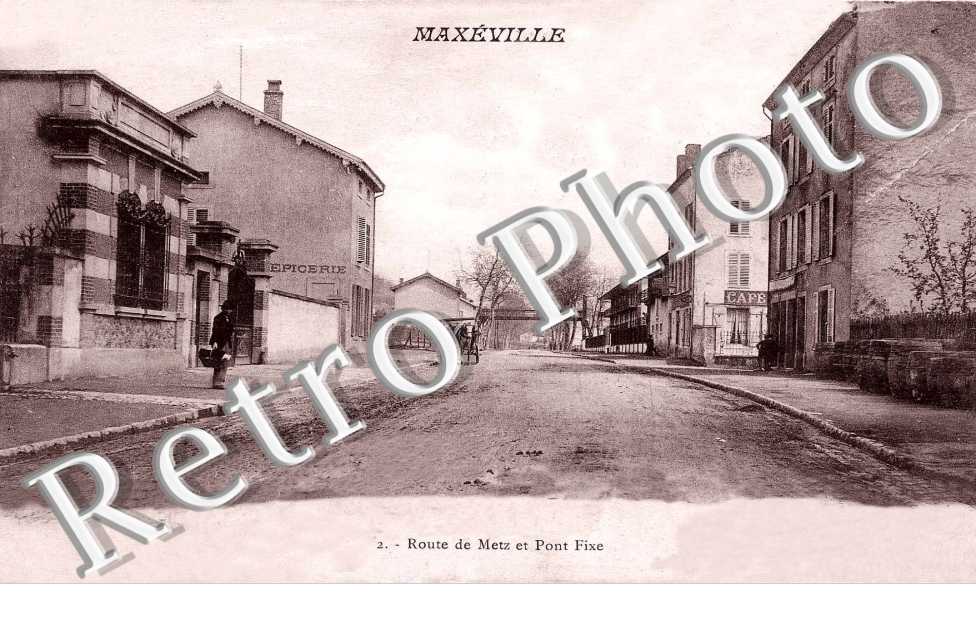 Route de Metz et Pont fixe