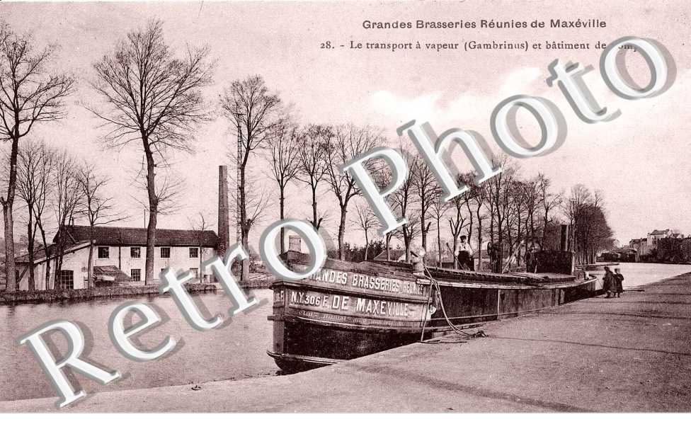 Grandes brasseries  reunies - transport a vapeur