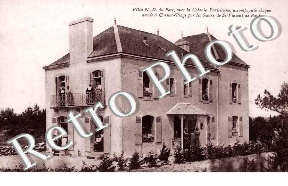 Villa Notre Dame du Port avec la Colonie Parisienne - Soeurs de Saint Vincent de Paul