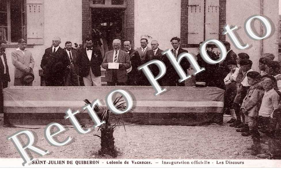 Saint Julien - La Colonie de Vacances - Inauguration  - Les Discours