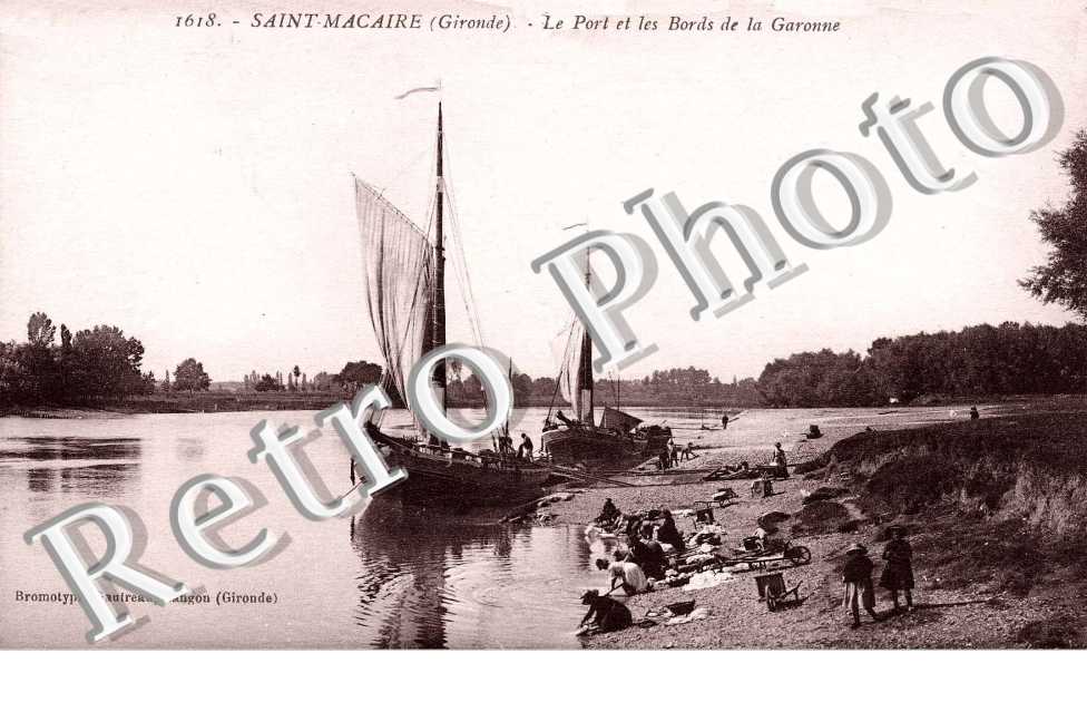 le port et les bords de la garonne